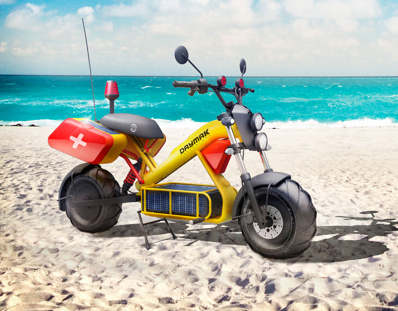 Beach patrol e scooter
