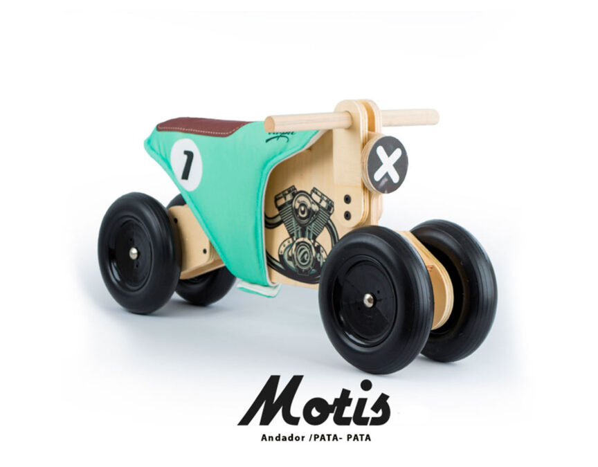 baby wooden moto ride on